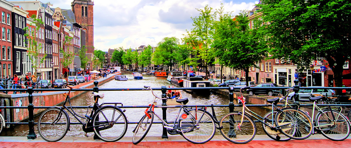 Passeio de Bike na Holanda